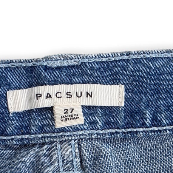 Pacsun Colorblock Boyfriend Cargo Carpenter Pants, Size 27 - Picture 8 of 10